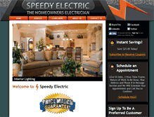 Tablet Screenshot of myspeedyelectric.com
